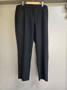 Women's Laura Petite Tailored Black Dress Pants US 16